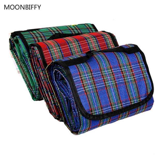 150x200cm Camping Mat Plaid Picnic Blanket Foldable Baby Climb Outdoor Waterproof Beach Blanket for Multiplayer Picnic