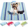 200*200CM/148*180CM Waterproof Collapsible Outdoor Camping Mat Wide Picnic Mat Plaid Beach Blanket Baby Multi-person Tourist Pad 4
