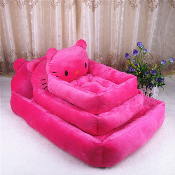6 Colors Joy Cute Animal Cat Dog Pet Beds Mats Teddy Dogs Sofa Pet Bed House Big Blanket Cushion Basket Supplies Cartoon