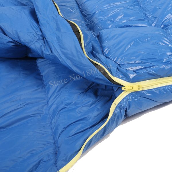 Aegismax M2 Lengthened Blue Wing Mummy Sleeping Bag Ultralight White Goose Down Outdoor Camping Hiking Saco de dormir 200cm*86cm