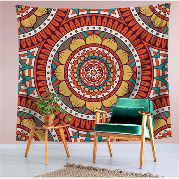 Colorful Mandala Tapestry Multifunction Beach Towel Blanket Tablecloth Bed Sheet For Party Supplise 6 style Free Ship