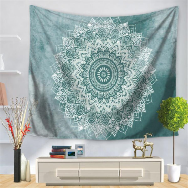 Delicate Wall Tapestry Multifunction Mandala Carpet Beach Blanket Tablecloth For Home Decoration Supplise 9 style Free Shipping