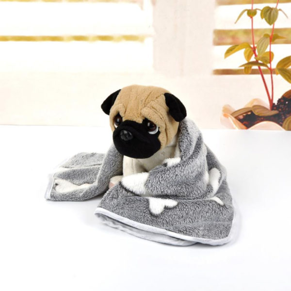 Dog Bed Bone Heated Mat Cat Flannel Rest Blanket Breathable Cushion Soft Warm Sleep Mats Mascotas Dog Pet Accessories XS,S,M