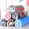 Fine joy 1 pcs Dog Blanket Coral Fleece Pets Cat Dog Bed Blankets Breathable Pet Cushion Mat For Pets Teddy Bichon Labrador