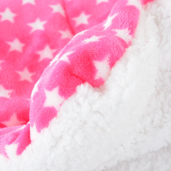 Fine joy 1 pcs Dog Blanket Coral Fleece Pets Cat Dog Bed Blankets Breathable Pet Cushion Mat For Pets Teddy Bichon Labrador