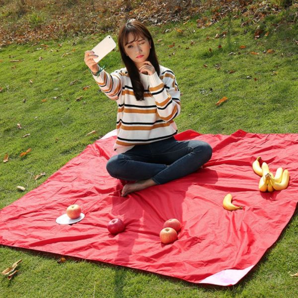 Foldable Folding Outdoor Camping Mat Portable Pocket Compact Moistureproof pad Blanket Waterproof Chair Picnic Mat 4 Colors