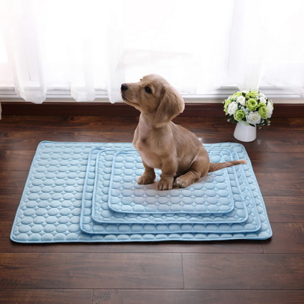 Hoomall Summer Cooling Mats Blanket Ice Pet Dog Bed Sofa Portable Tour Camping Yoga Sleeping Mats For Dogs Cats Pet Accessories
