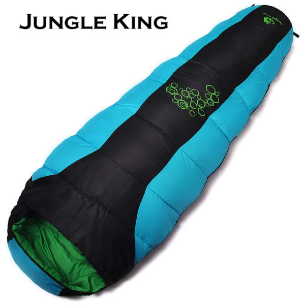 Jungle King 1150G Night Sleeping Bag Outdoor Winter Warm Down Envelope Bag Single Sport Camping Hiking Equipment Accessories