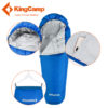 KingCamp Mummy Cotton Sleeping Bag Waterproof Ultralight Outdoor Lazy Bag Camping Travel Hiking Adult Sleeping Bags 3 Season 4