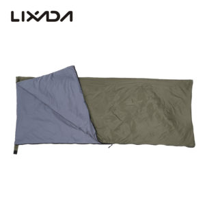 LIXADA 190 * 75cm Outdoor Envelope Sleeping Bag Camping Travel Hiking Ultra-light Sleeping Bag Travel Bag Hiking LW180 680g