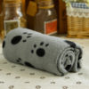 Large 60cmx70cm Pet Dog Cat Soft Warm Paw Print Blanket Pet Cat Puppy Fleece Blanket Pet Cartoon Quilt Mat 1pcs 3