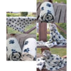 Lovely Pets Mat Design Paw Print Soft Warm Fleece Pet Blanket Dog Cat Mat Puppy Bed Sofa 3