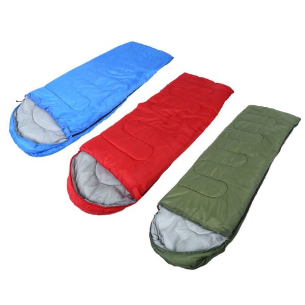 Multifuntional Outdoor Thermal Sleeping Bag Envelope Hooded Travel Camping Keep Warm Water Resistant Sleeping Bags Lazy Bag