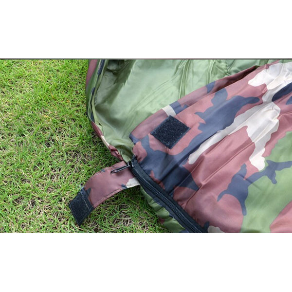 Outdoor Sleeping Bag Professional Envelope Sleeping Bag Foldable Water Resistance Hooded Cotton For Outdoor Camping Travel