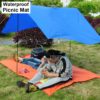 Portable Outdoor Camping Tent Cushion Waterproof Sunscreen Picnic Mat Oxford Cloth Moisture Blanket Beach Mattress Travel Mats