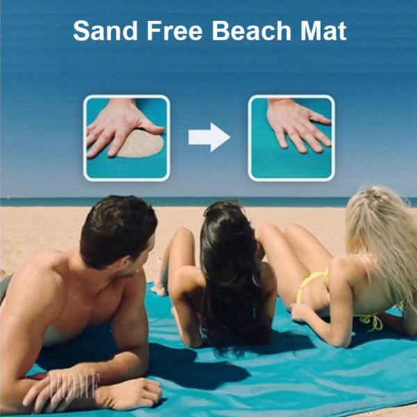 Quick Sand Free Beach Mat Outdoor Camping Picnic Blanket Waterproof Fast Dry Durable Travel Polyester Foldable Sandless Cushion
