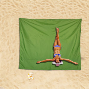 TOMSHOO Waterproof Beach Mat Outdoor Blanket Portable Picnic Mat Camping Baby Climb Ground Mat Mattress 2.2 * 1.8M / 2.2 * 1.5M