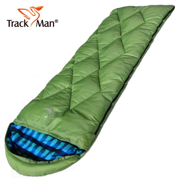 Trackman Camping Sleeping Bag Winter Duck Down Outdoor Hiking Sleeping Bags for Cold Weather Nylon Taffeta Soft Comfortable