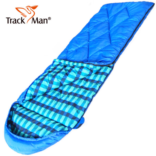 Trackman Camping Sleeping Bag Winter Duck Down Outdoor Hiking Sleeping Bags for Cold Weather Nylon Taffeta Soft Comfortable