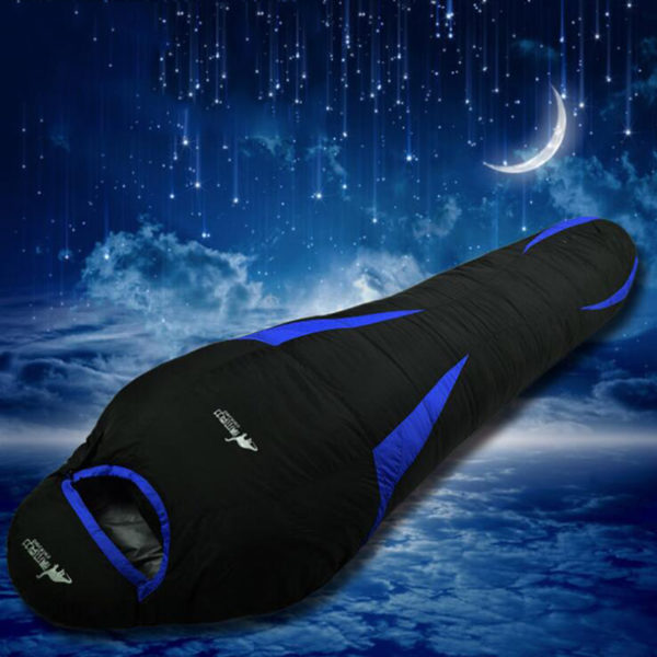 Ultralight Down Sport Hiking Sleeping Bags Outdoor Winter Camping Duck Down Adult Mummy Waterproof Sleeping Bags 3 Colour